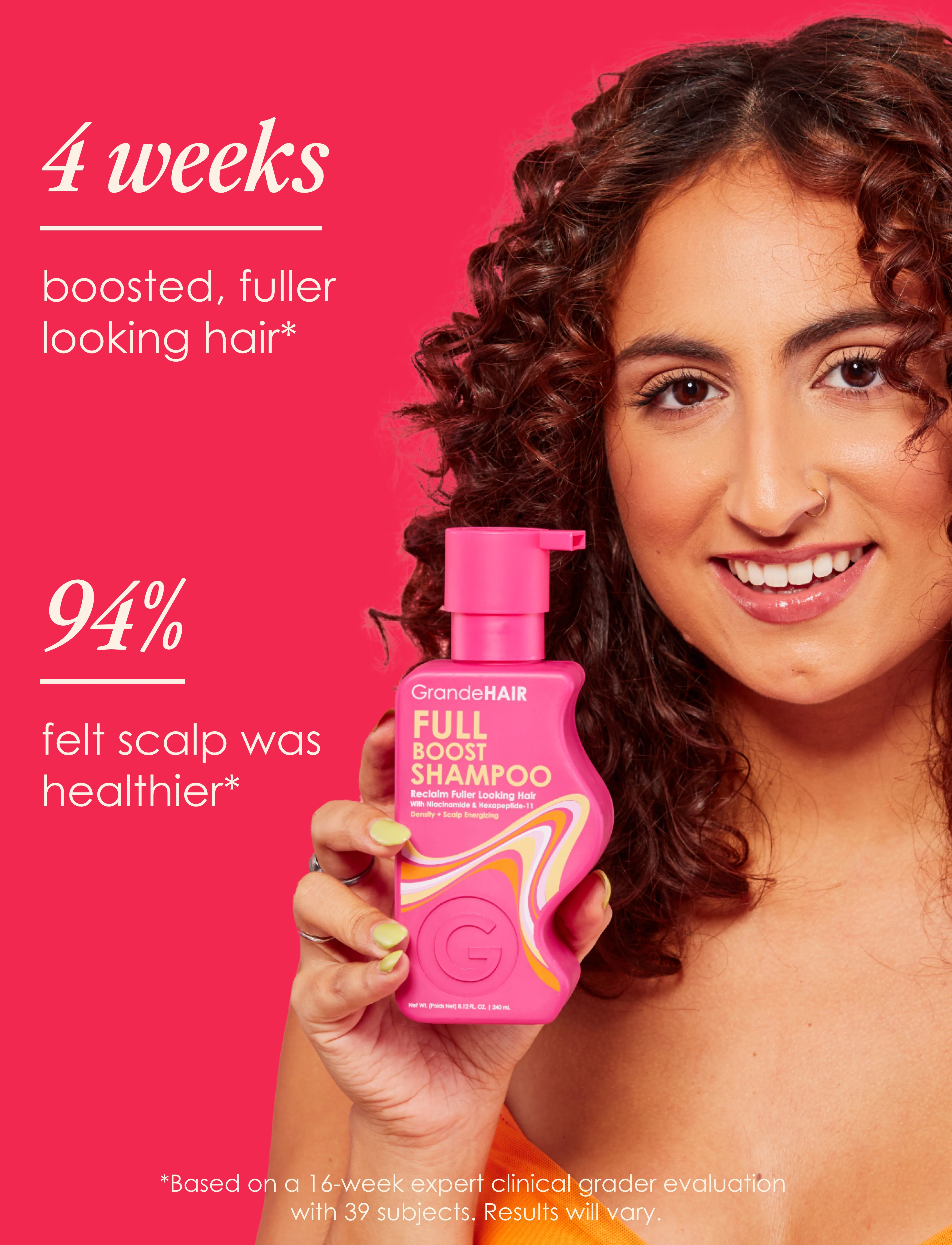 GrandeHAIR Full Boost Shampoo Mini Size - Image 4